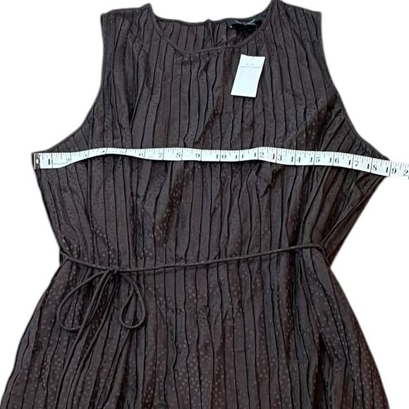 Banana Republic Dark Brown Fit Sleeveless Mini Dress, Size XL, NWT - Picture 7 of 10